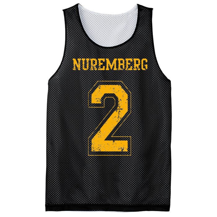 Nuremberg 2 Sports Jersey Style Mesh Reversible Basketball Jersey Tank