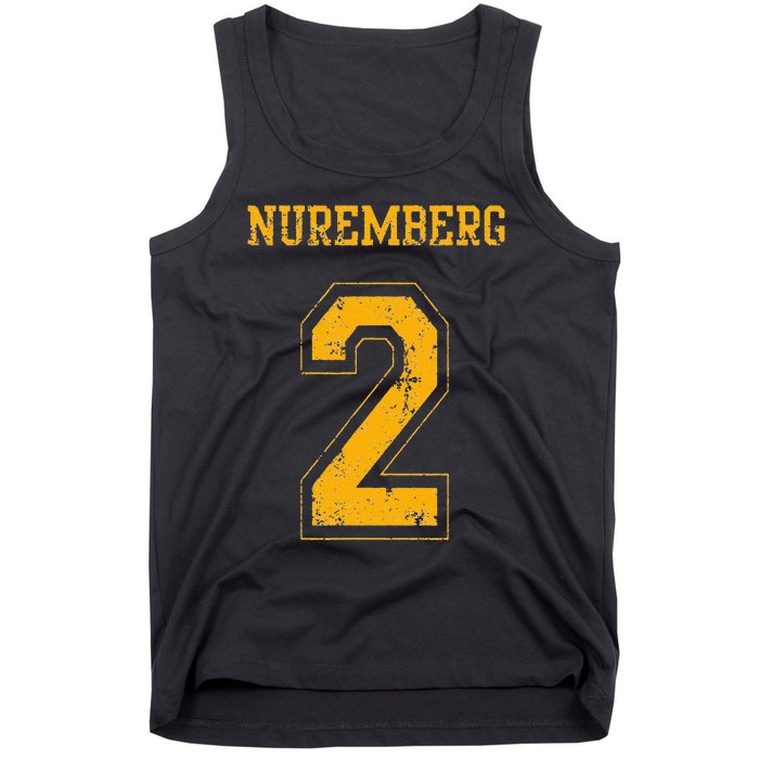 Nuremberg 2 Sports Jersey Style Tank Top