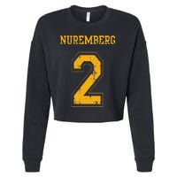 Nuremberg 2 Sports Jersey Style Cropped Pullover Crew