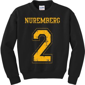 Nuremberg 2 Sports Jersey Style Kids Sweatshirt