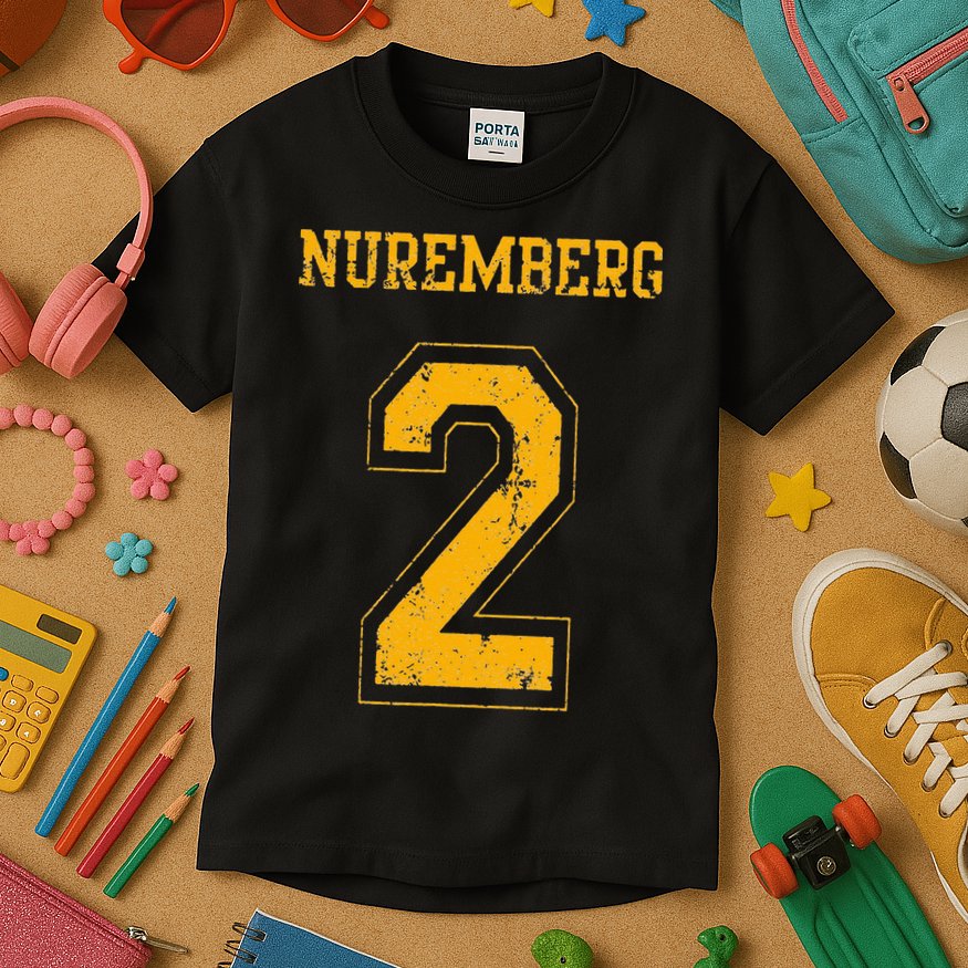Nuremberg 2 Sports Jersey Style Kids T-Shirt