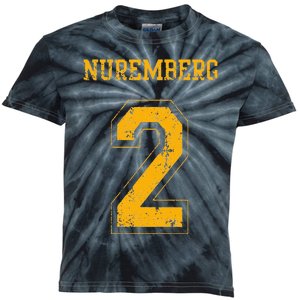 Nuremberg 2 Sports Jersey Style Kids Tie-Dye T-Shirt