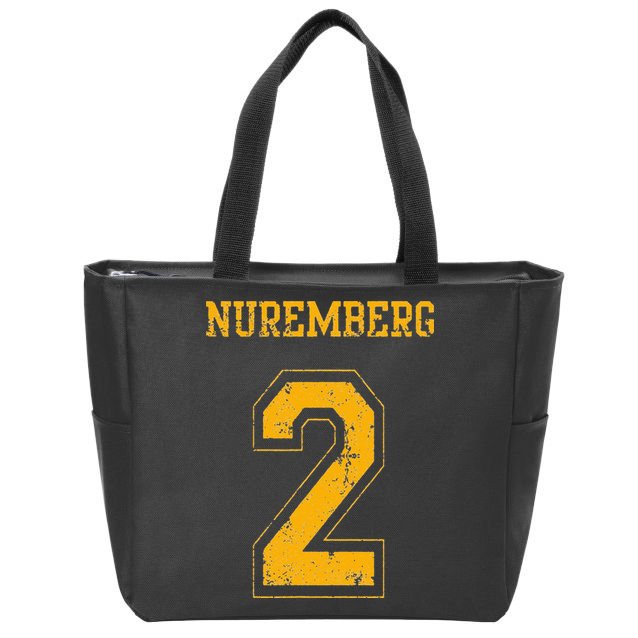Nuremberg 2 Sports Jersey Style Zip Tote Bag