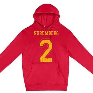 Nuremberg 2 Sports Jersey Style Premium Pullover Hoodie