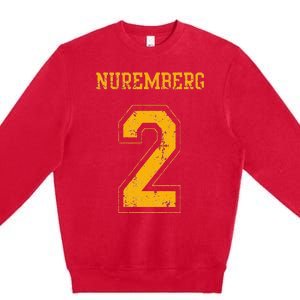 Nuremberg 2 Sports Jersey Style Premium Crewneck Sweatshirt