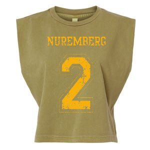 Nuremberg 2 Sports Jersey Style Garment-Dyed Women's Muscle Tee