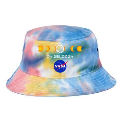 Nas.A 2024 Total Solar Eclipse 2024 Totality 04.08.24 Tie Dye Newport Bucket Hat