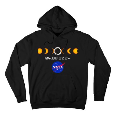 Nas.A 2024 Total Solar Eclipse 2024 Totality 04.08.24 Hoodie