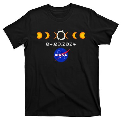 Nas.A 2024 Total Solar Eclipse 2024 Totality 04.08.24 T-Shirt