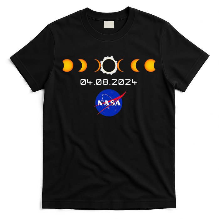 Nas.A 2024 Total Solar Eclipse 2024 Totality 04.08.24 T-Shirt