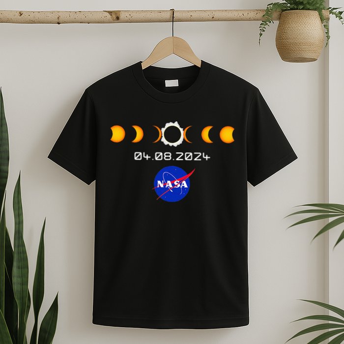 Nas.A 2024 Total Solar Eclipse 2024 Totality 04.08.24 T-Shirt