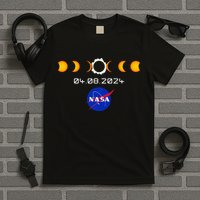Nas.A 2024 Total Solar Eclipse 2024 Totality 04.08.24 T-Shirt
