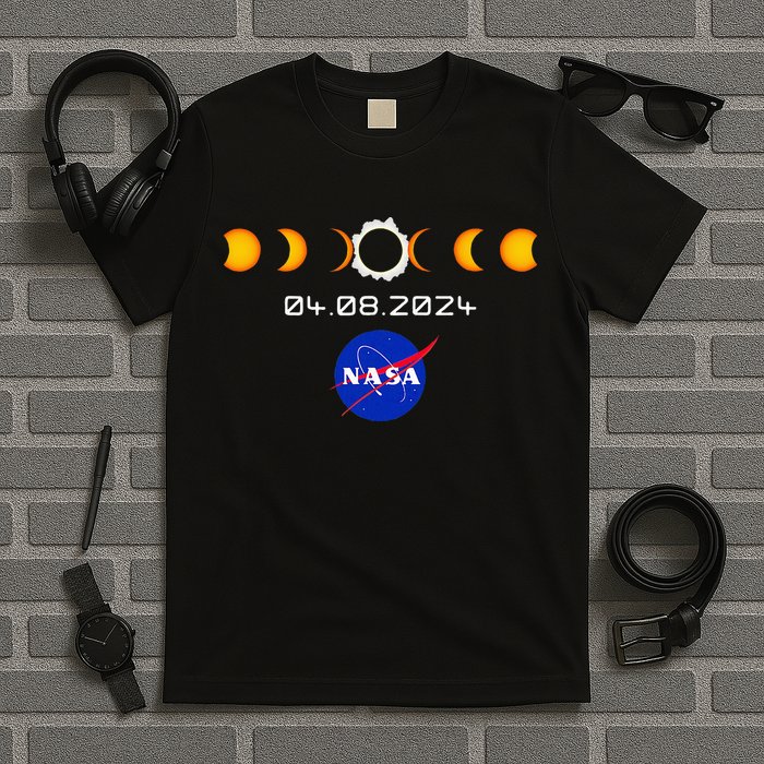 Nas.A 2024 Total Solar Eclipse 2024 Totality 04.08.24 T-Shirt
