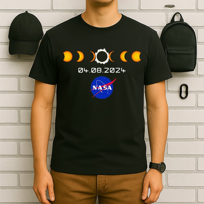 Nas.A 2024 Total Solar Eclipse 2024 Totality 04.08.24 T-Shirt