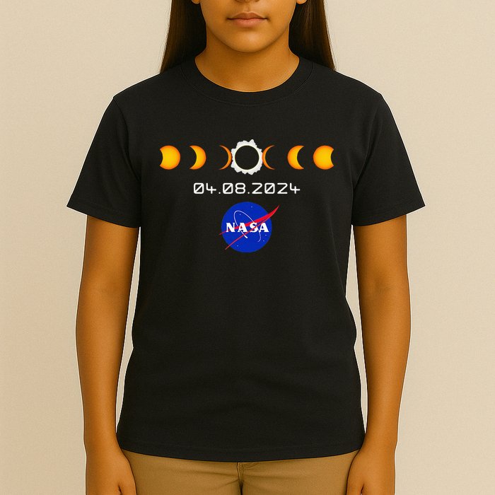 Nas.A 2024 Total Solar Eclipse 2024 Totality 04.08.24 T-Shirt