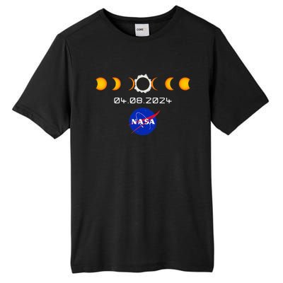 Nas.A 2024 Total Solar Eclipse 2024 Totality 04.08.24 Tall Fusion ChromaSoft Performance T-Shirt