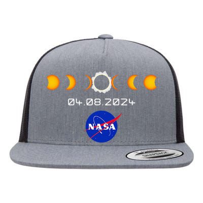 Nas.A 2024 Total Solar Eclipse 2024 Totality 04.08.24 Flat Bill Trucker Hat