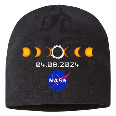 Nas.A 2024 Total Solar Eclipse 2024 Totality 04.08.24 Sustainable Beanie