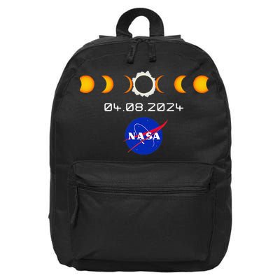 Nas.A 2024 Total Solar Eclipse 2024 Totality 04.08.24 16 in Basic Backpack