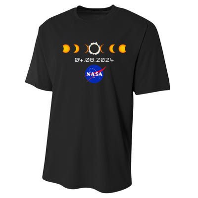 Nas.A 2024 Total Solar Eclipse 2024 Totality 04.08.24 Performance Sprint T-Shirt