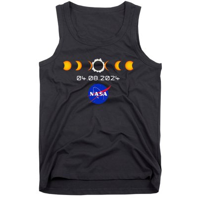 Nas.A 2024 Total Solar Eclipse 2024 Totality 04.08.24 Tank Top