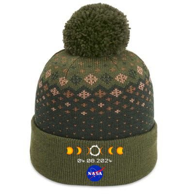 Nas.A 2024 Total Solar Eclipse 2024 Totality 04.08.24 The Baniff Cuffed Pom Beanie