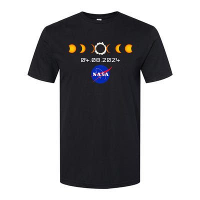 Nas.A 2024 Total Solar Eclipse 2024 Totality 04.08.24 Softstyle® CVC T-Shirt