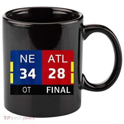 Ne 3 At 28 Football New England Comeback Never Forget 11oz C Handle Ceramic Mug
