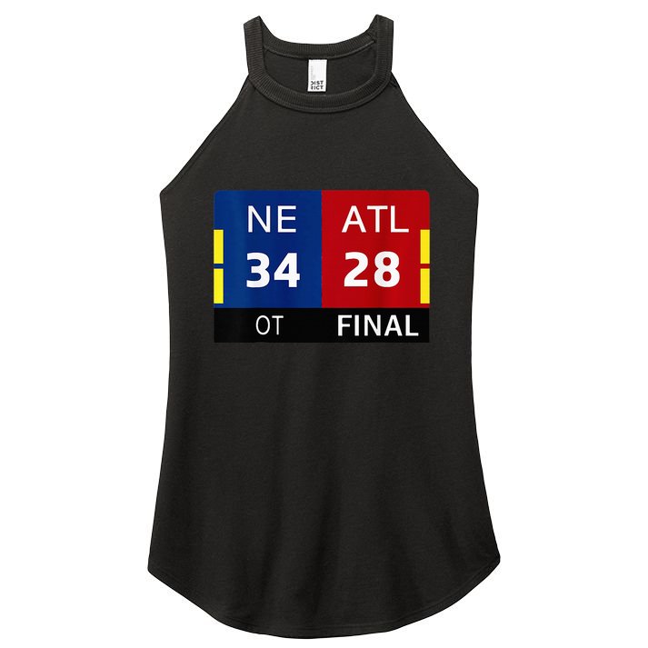 Ne 3 At 28 Football New England Comeback Never Forget Women's Perfect Tri Rocker Tank