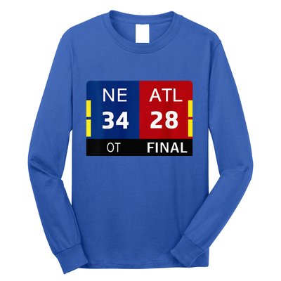 Ne 3 At 28 Football New England Comeback Never Forget Long Sleeve Shirt