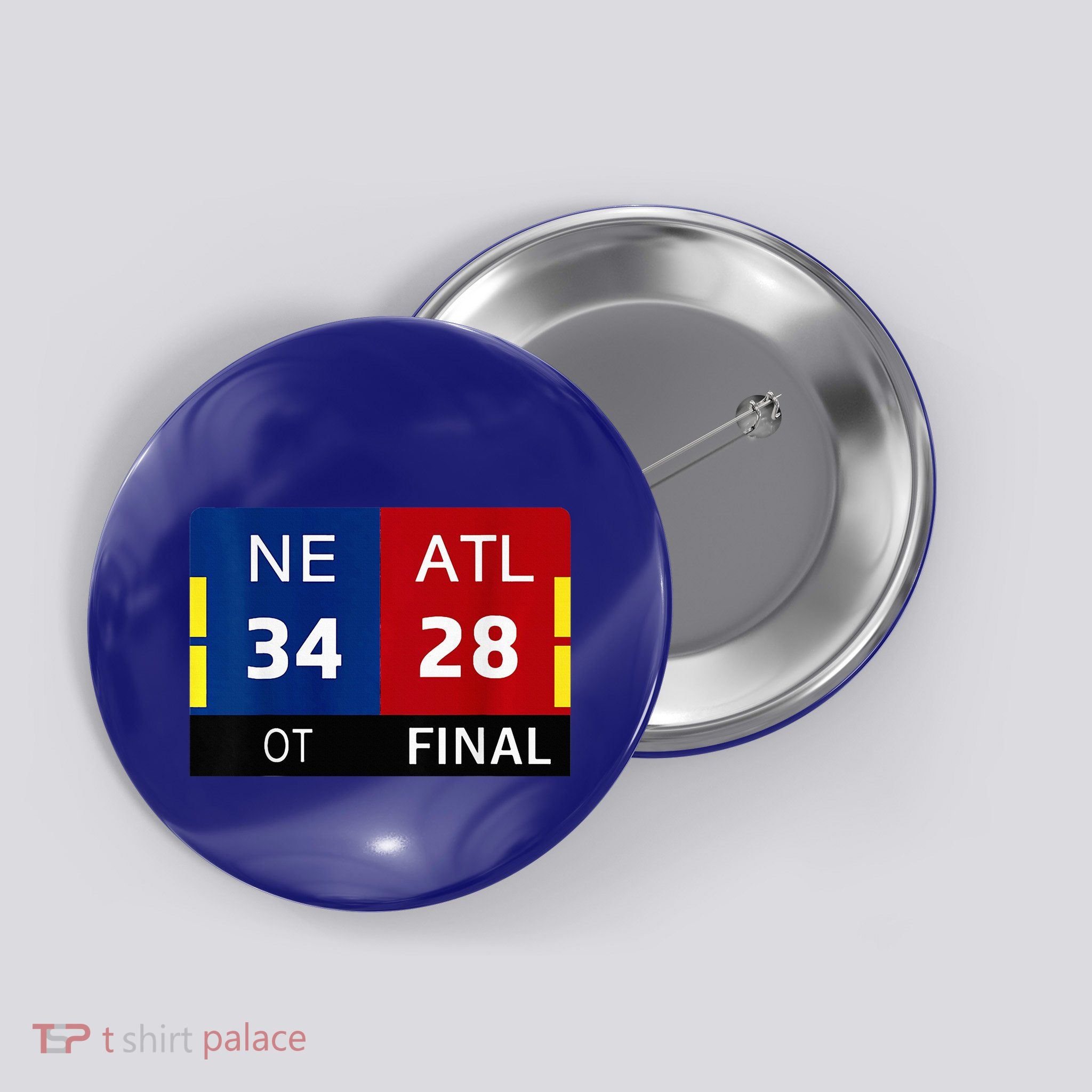 Ne 3 At 28 Football New England Comeback Never Forget Button