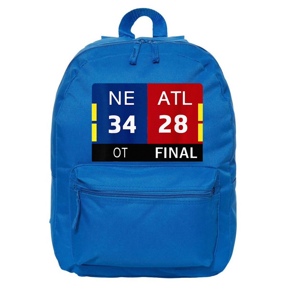 Ne 3 At 28 Football New England Comeback Never Forget 16 in Basic Backpack