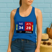 Ne 3 At 28 Football New England Comeback Never Forget Womens Tank Top