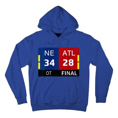 Ne 3 At 28 Football New England Comeback Never Forget Tall Hoodie