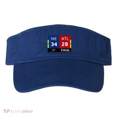 Ne 3 At 28 Football New England Comeback Never Forget Visor