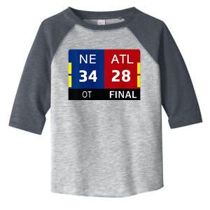 Ne 3 At 28 Football New England Comeback Never Forget Toddler Fine Jersey T-Shirt