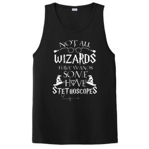 Nurse 365 Not All Wizards Have Wand Some Have Stethoscopes PosiCharge Competitor Tank