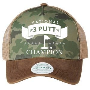 National 3 Putt Champion Golfing Legacy Tie Dye Trucker Hat