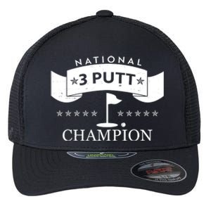 National 3 Putt Champion Golfing Flexfit Unipanel Trucker Cap