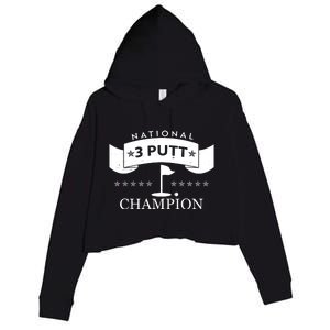 National 3 Putt Champion Golfing Crop Fleece Hoodie