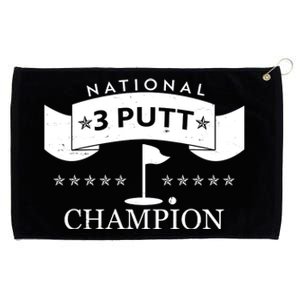 National 3 Putt Champion Golfing Grommeted Golf Towel