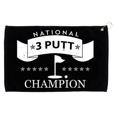 National 3 Putt Champion Golfing Grommeted Golf Towel