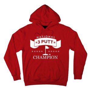 National 3 Putt Champion Golfing Hoodie