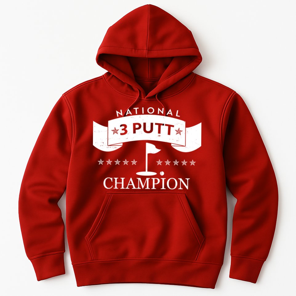 National 3 Putt Champion Golfing Hoodie