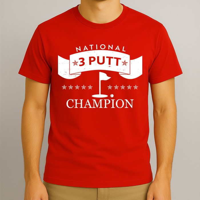 National 3 Putt Champion Golfing T-Shirt