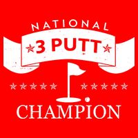 National 3 Putt Champion Golfing T-Shirt