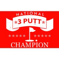 National 3 Putt Champion Golfing Bumper Sticker