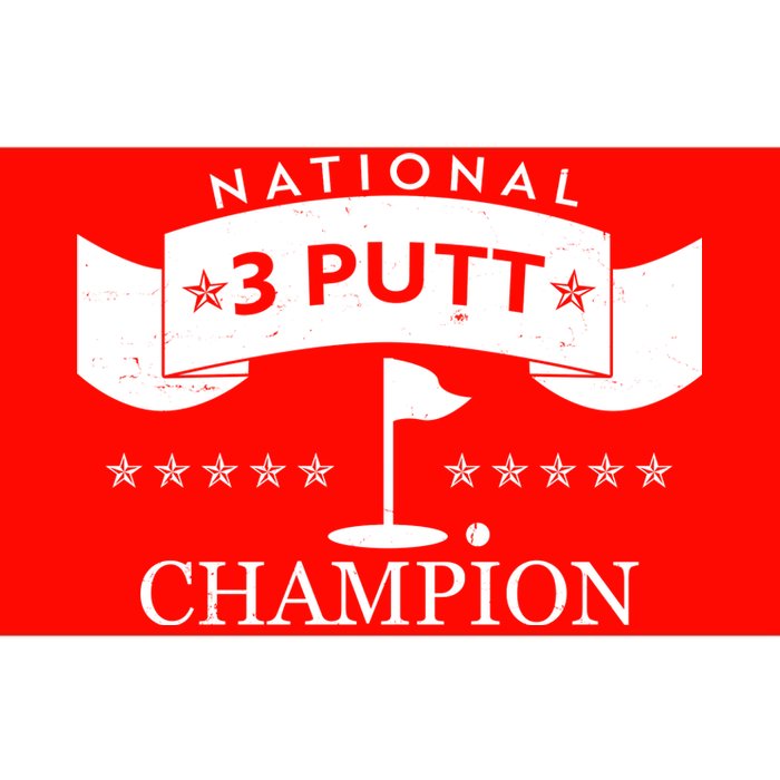 National 3 Putt Champion Golfing Bumper Sticker