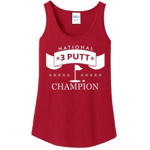 National 3 Putt Champion Golfing Ladies Essential Tank