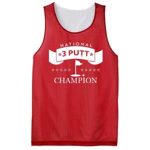 National 3 Putt Champion Golfing Mesh Reversible Basketball Jersey Tank